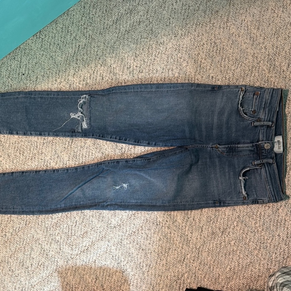 Agolde Dark Blue Skinny Jeans